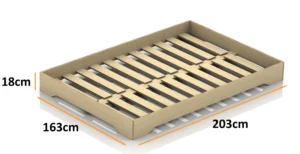 Dimensions du lit en bois pour enfants TILA 7