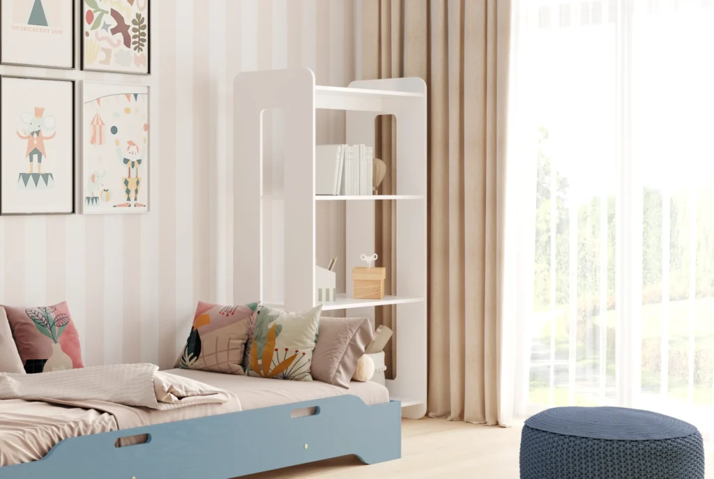 Étagère en bois taille L couleur blanche