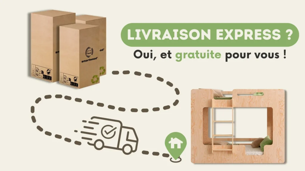 Livraison express ? Oui, et gratuite pour vous !