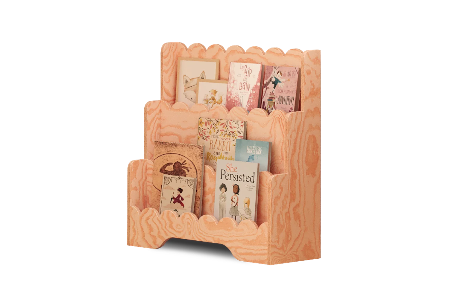 Bibliothèque enfant en bois LULU – inspiration Montessori