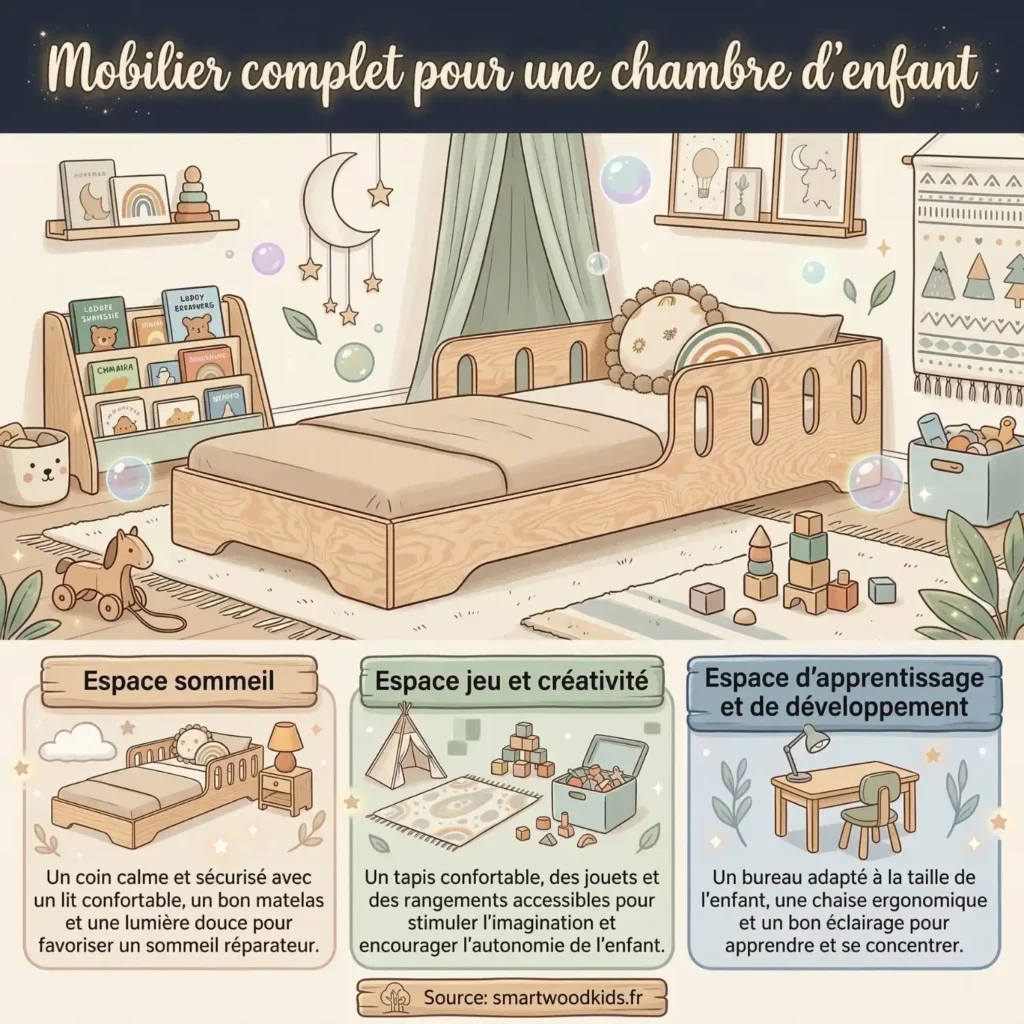 Meubles complets pour une chambre d'enfant : Par où commencer et à quoi penser ?